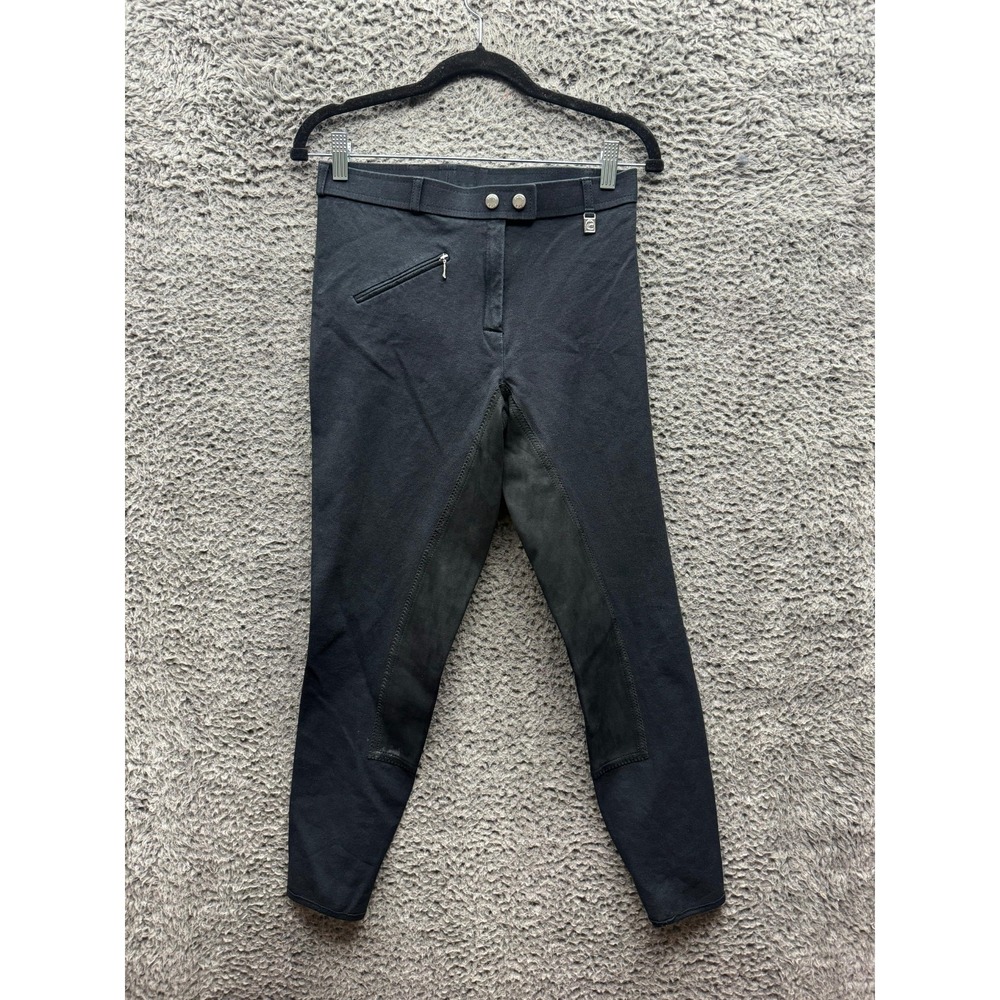 Cavallo Caja Grip Full-Seat Equestrian Breech Black Womens Size 28 USA
